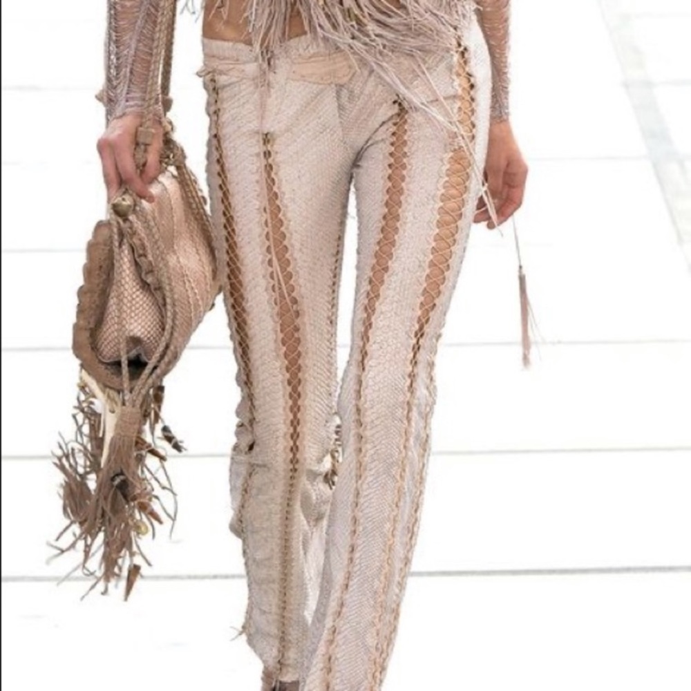 ROBERTO CAVALLI 2011 Reptile laceUP